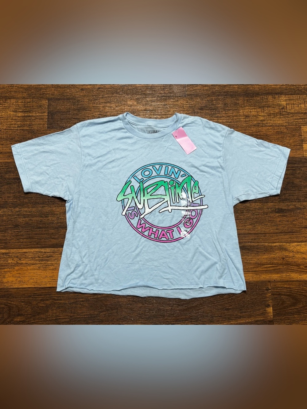 Sublime Graphic Tee in Light Blue